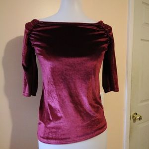 Velvet top